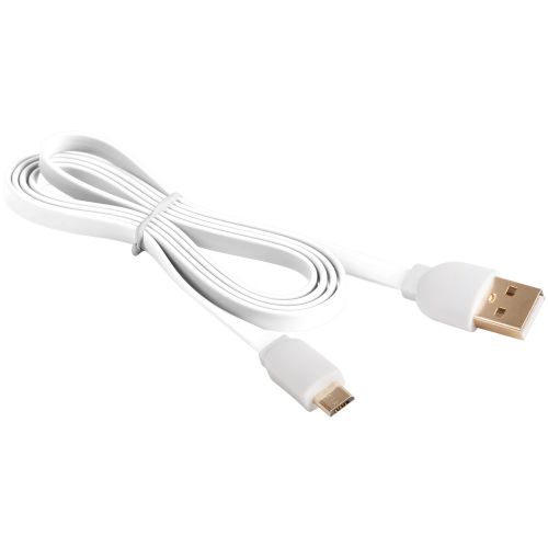 Kabel USB - MICRO USB MBFL-10 - biały